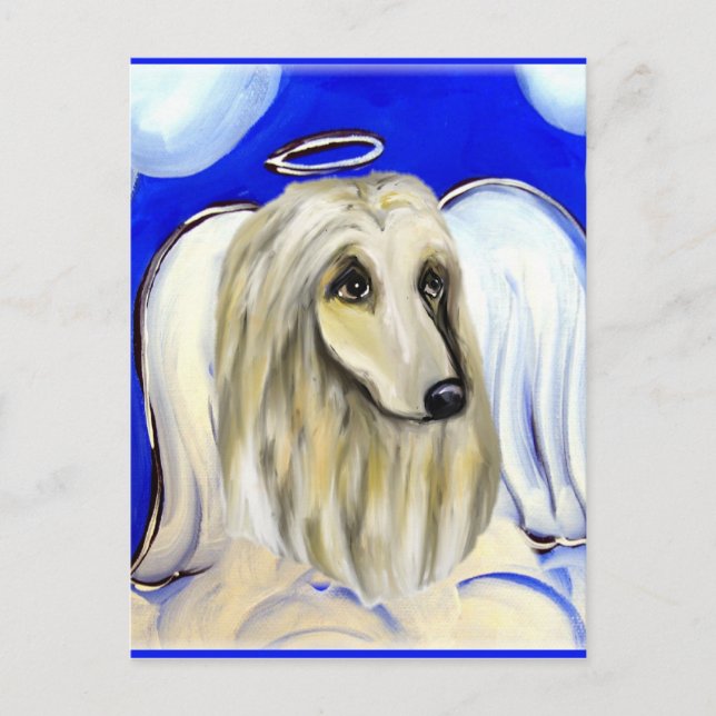 AFGHAN HOUND POSTCARD (Front)