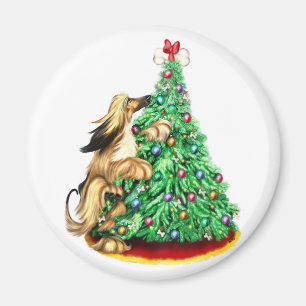 Afghan Hound Reach Goals BM Red Magnet