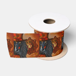 Afghan Hound Satin Ribbon