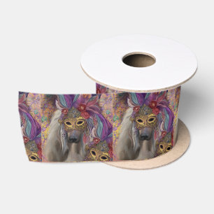 AFGHAN HOUND SATIN RIBBON