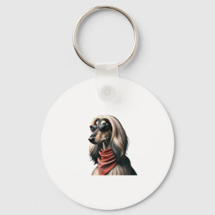 Afghan Hound Shirt Dog Mum Dad Balkh Baluchi Tee D Key Ring