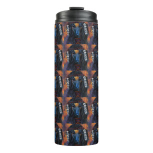 Afghan Hound  Southwestern  Art Thermal Tumbler