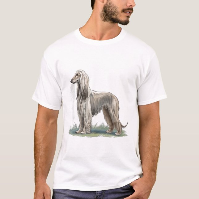 Afghan Hound T-Shirt (Front)