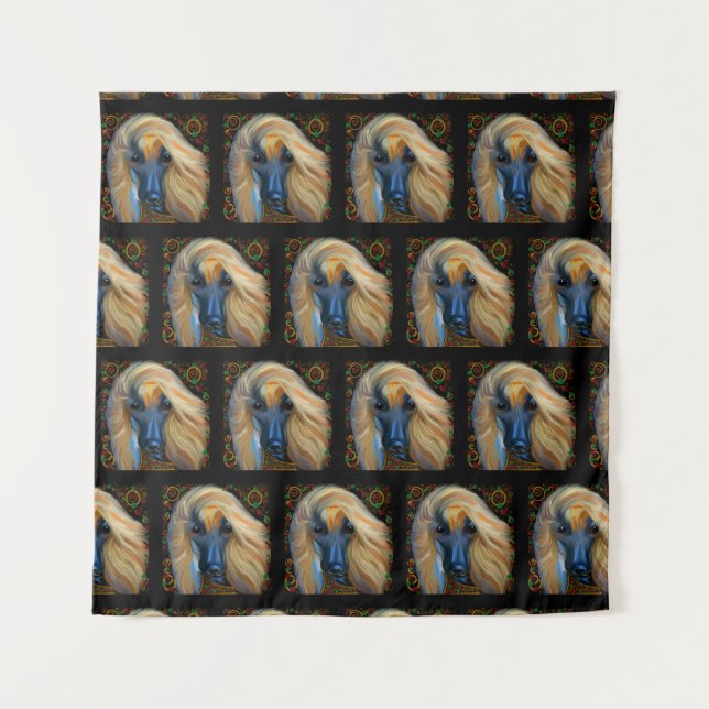 Afghan Hound    Tapestry (Front)