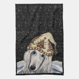 AFGHAN HOUND TEA TOWEL