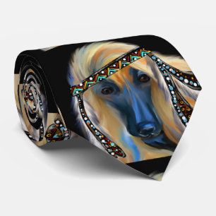 Afghan Hound Tie