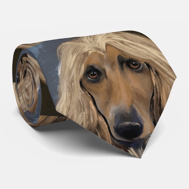 Afghan Hound            Tie (Rolled)