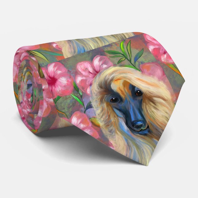 Afghan Hound    Tie (Rolled)