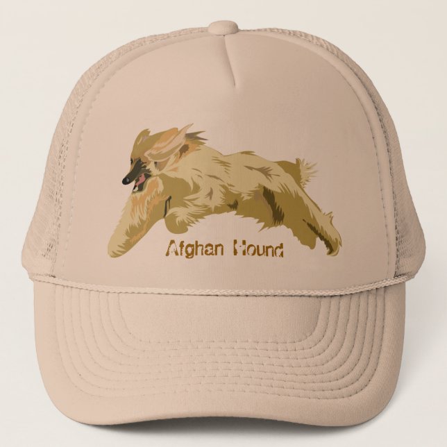 Afghan Hound Trucker Hat (Front)