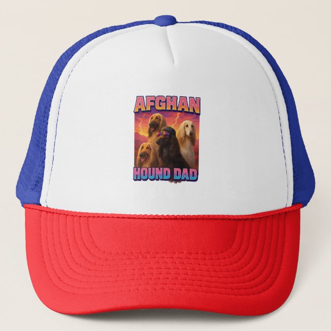 Afghan Hound Trucker Hat (Front)