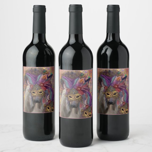 AFGHAN HOUND WINE LABEL (Bottles)