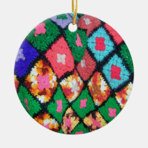 Afghan Jewel Ceramic Tree Decoration