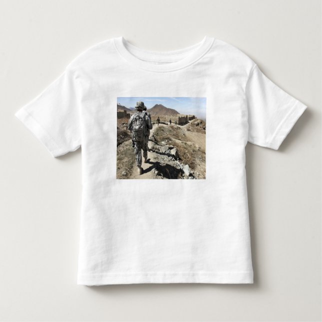 Afghan National Army and US soldiers Toddler T-Shirt (Front)