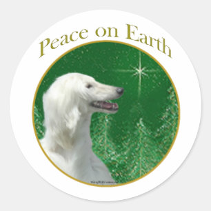 Afghan Peace Classic Round Sticker