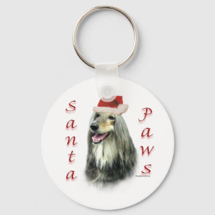 Afghan Santa Paws Keychain