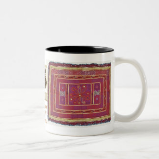 Afghan Wedding Textile Two-Tone Coffee Mug