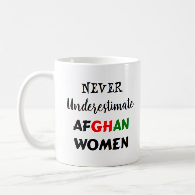 afghan women coffee mug (Left)