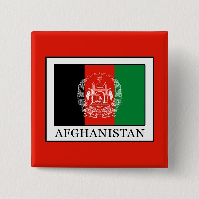 Afghanistan 15 Cm Square Badge (Front)