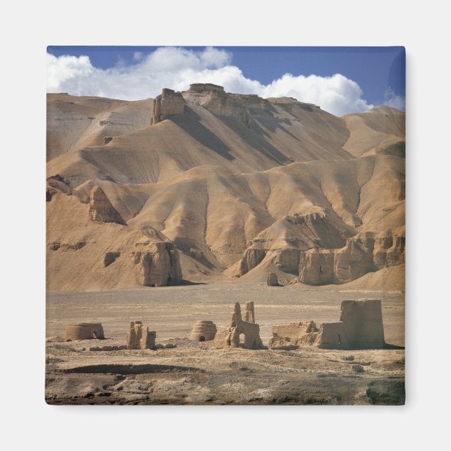 Afghanistan, Bamian Valley. Ancient earthen Magnet (Front)