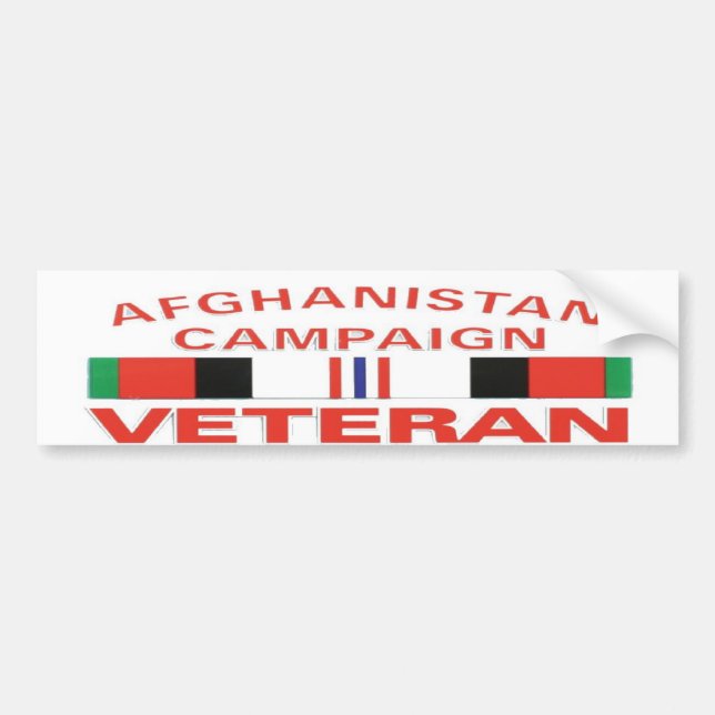 AFGHANISTAN CAMPAIGNBUMP STICKER (Front)