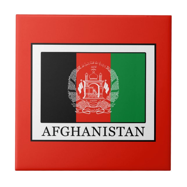 Afghanistan Ceramic Tile (Front)
