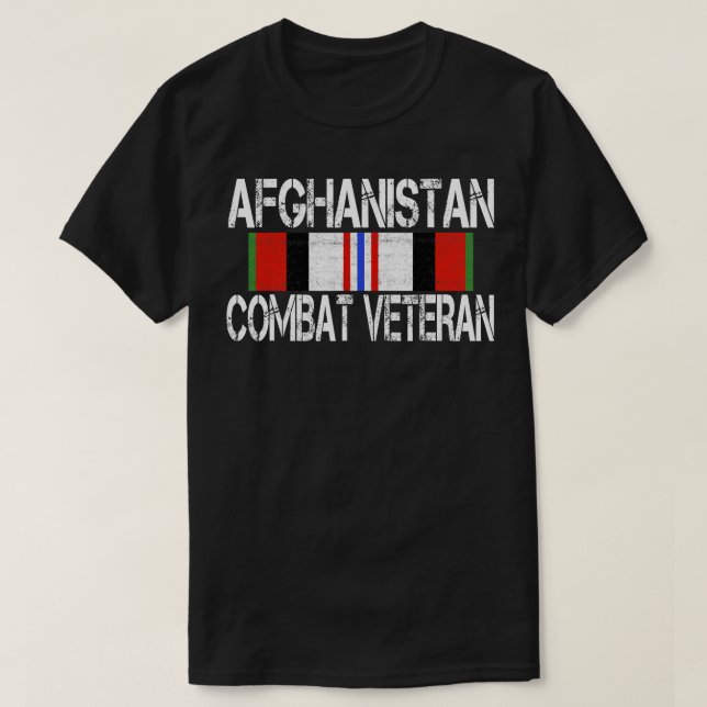 Afghanistan Combat Veteran T-Shirt (Design Front)