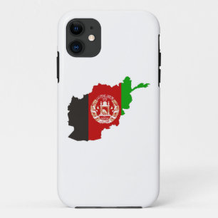 afghanistan country flag map shape symbol silhouet iPhone 11 case