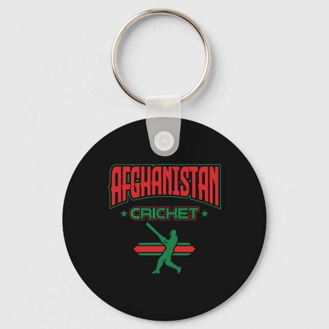 Afghanistan Cricket 1  Key Ring (Front)