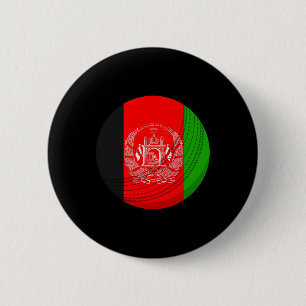 Afghanistan Cricket Ll Afghan Cricket Fan Flag 6 Cm Round Badge