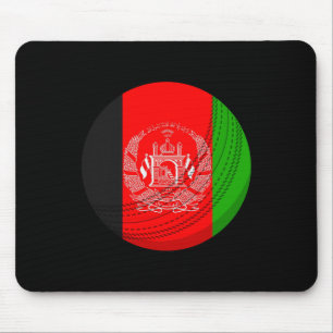 Afghanistan Cricket Ll Afghan Cricket Fan Flag Mouse Pad