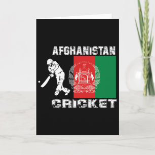 Afghanistan Cricket Tsman Tting International Fan Card