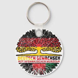 Afghanistan Deutsch Deutschland Baum Key Ring