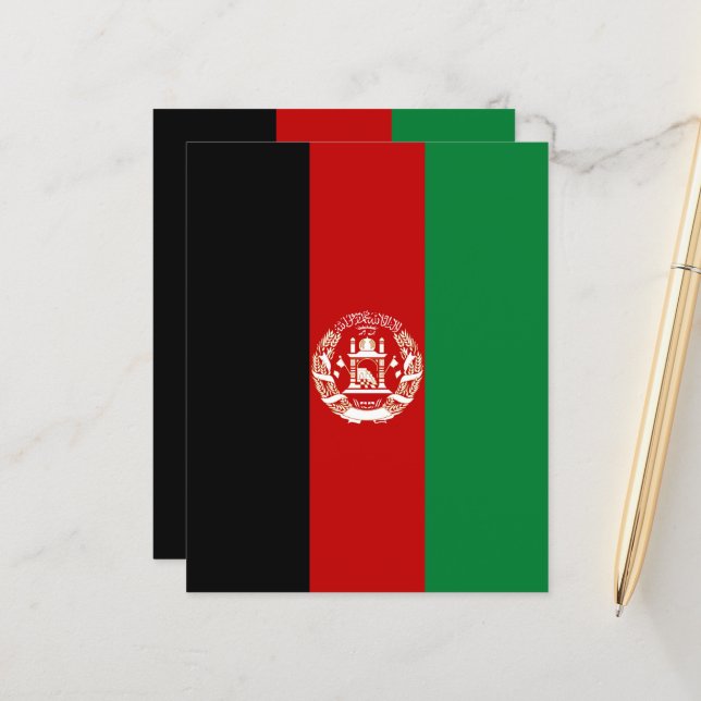 Afghanistan flag (Front/Back In Situ)