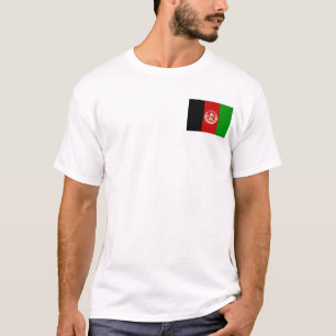 Afghanistan Flag and Map T-Shirt