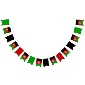 afghanistan flag bunting banner
