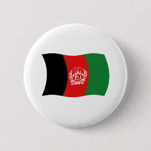 Afghanistan Flag Button