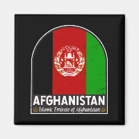 Afghanistan Flag Emblem Distressed Vintage
