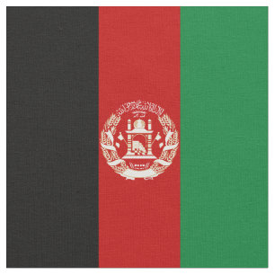 Afghanistan flag fabric