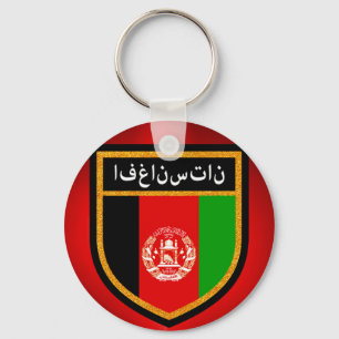 Afghanistan Flag Key Ring
