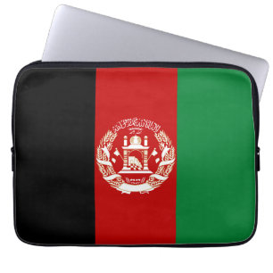 Afghanistan flag laptop sleeve