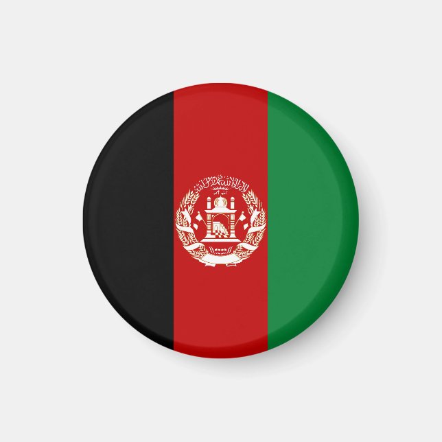 Afghanistan flag magnet (Front)