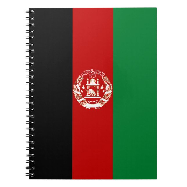 Afghanistan flag notebook (Front)