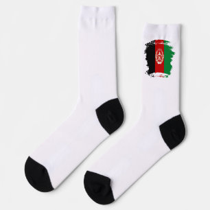Afghanistan flag socks