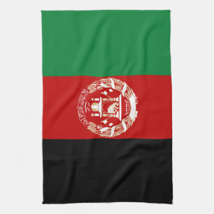 Afghanistan flag tea towel