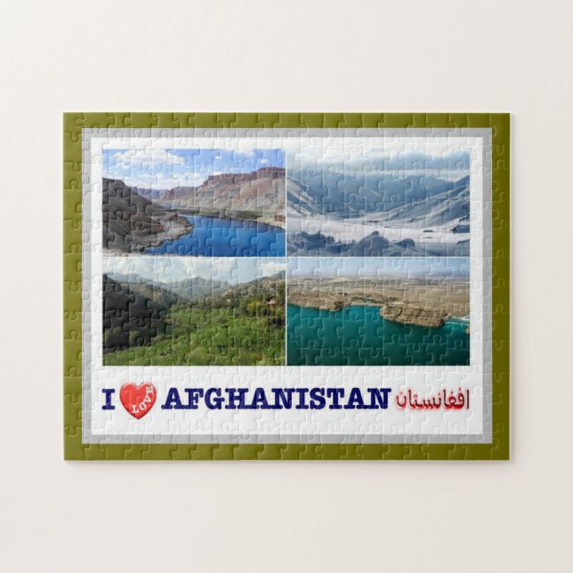 Afghanistan - Landscapes - I Love - Jigsaw Puzzle (Horizontal)