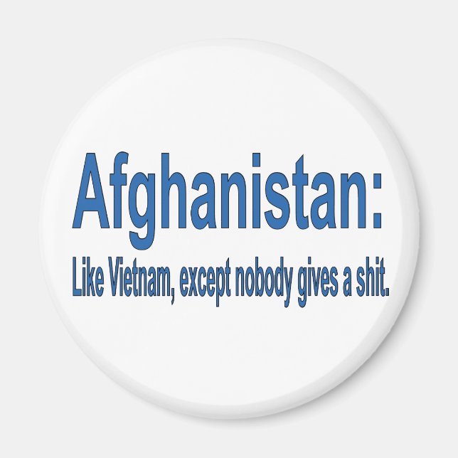 Afghanistan: Like Vietnam except Magnet (Front)