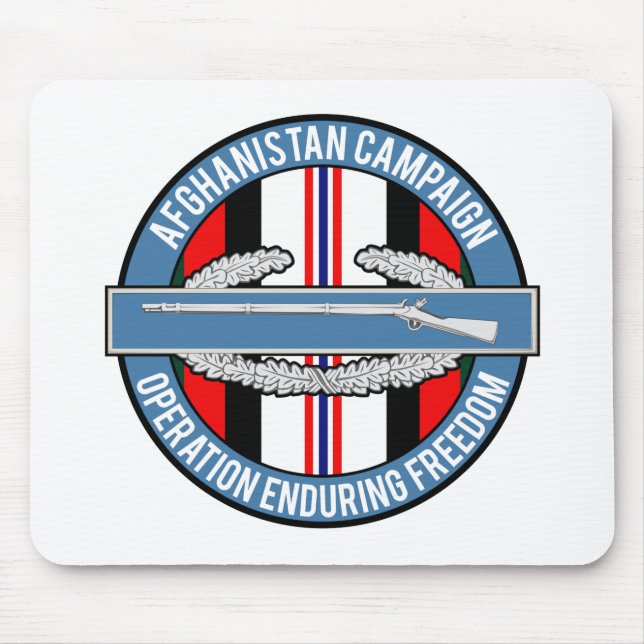 Afghanistan OEF CIB Mouse Pad (Front)