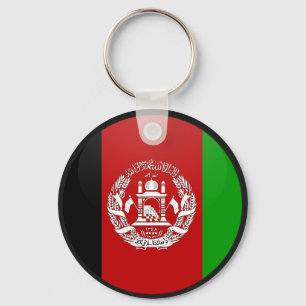 Afghanistan quality Flag Circle Key Ring