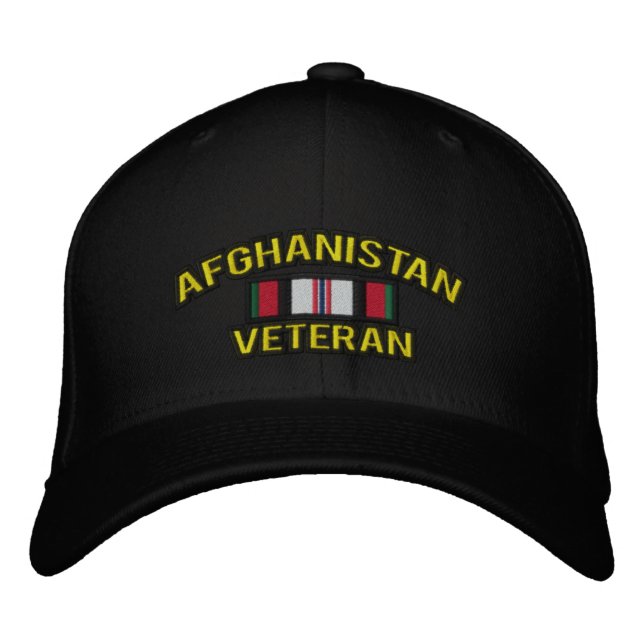 Afghanistan Veteran Embroidered Hat (Front)