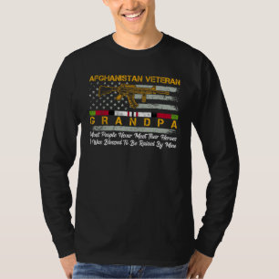Afghanistan Veteran Grandpa Afghanistan War  T-Shirt